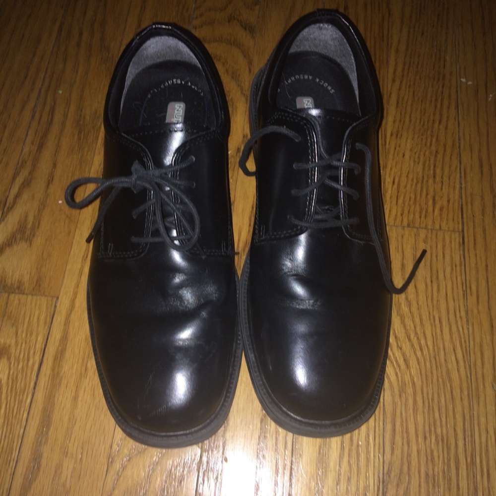 Nunn Bush men’s black oxford dress shoes size 7M